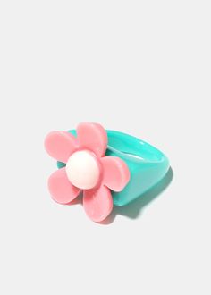 Chunky flower rings Assorted colors Variety of color options Quirky Maximalist, Dr Retro, Amber Aesthetic, Pastel Ring, Chapell Roan, Light Purple Nails, Pink Flower Ring, Youtuber Dr, Colorful Rings