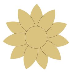 a yellow flower on a white background