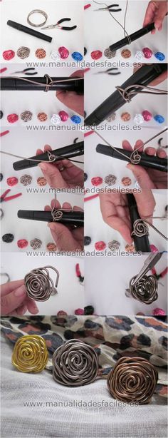 the instructions for making wire wrapped bracelets