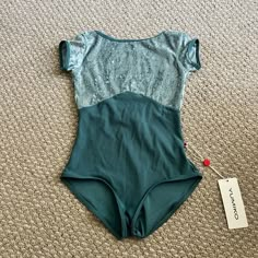 NWT YUMIKO leotard Sofiane Small Mesh Leotard, Solo Costume