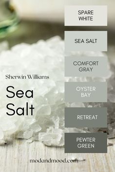 sea salt and other types of salts are shown in this graphic above the words, how do you use them?