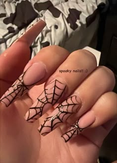 Nails Spooky, Paznokcie Hello Kitty, Halloweenský Makeup, Hippie Nails, Punk Nails, Goth Nails, Grunge Nails