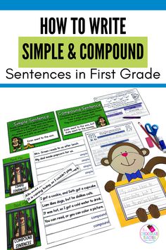 Activities inlcuded in the Simple and Compound Sentence resource. Includes a craft, posters, activities, and worksheets. Daily Math