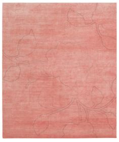 bellagio ruby hand knotted peach blossom dusty rose rug by by second studio br6470 311rd 1 Coral Rug, Tibetan Rugs, Live Coral, Designer Rugs, Orange Design, Circle Rug, Hand Knotted Rug, Bamboo Silk, Red Design