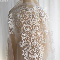 Super Luxury Lace Appliques Exquisite Lace Applique For Wedding Dress Grown Bridal Veil BodiceSize of 1 pcs : 96cm* 59.5cm , (37.7" * 23.4" )The listing is for 1 pcs.For more quantity, please feel free to convo me.If you like it, order it now. sdyhttps://www.etsy.com/shop/beautyfabric Elegant White Scalloped Lace Veil, Elegant White Lace Veil, Elegant White Gown With Lace Patchwork, Elegant White Wedding Dress With Lace Patchwork, White Lace Gown For Wedding Night, White Fitted Lace Veil, Fitted White Lace For Mother Of The Bride, White Lace Trim Wedding Dress For Ceremony, White Ceremony Veil