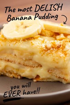 the most delish banana pudding you will ever have