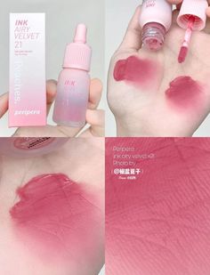 Bigger Lips Makeup, Peripera Ink Velvet, Ink Velvet, Makeup Beginner, Korean Lip Tint, Lip Sticks, Makeup Asian