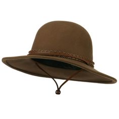 PRICES MAY VARY. 3 sizes available; M(57 cm), L(59 cm), and XL(61 cm). Adult/Male. Fitted with an adjustable elastic tie in the crown. Crown measures 4 inches deep. Brim measures 3 1/2 inches wide. Authentic style safari hat for men featuring an adjustable leather chin strap.
Round top crown.
Crown of hat is accented with a same color leather hat band.
Brim is slightly downturned.
This fashionable safari hat can be worn for casual and formal outings like walks in the park, camping trips, parties Wide Brim Hat Men, Gambler Hat, Safari Hat, Western Hat, Rugged Style, Western Hats, Leather Hats, Hat For Man, Wide Brimmed Hats