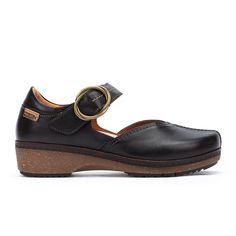 Pikolinos Granada W0W-4837 Mary Jane (Women) - Black Dress-Casual - Clogs & Mules - The Heel Shoe Fitters Leather Mary Janes, Leather Clogs, Pig Skin, Leather Shoes Woman, Womens Clogs, Perfect Shoes, Mary Jane Shoes, Hook And Loop, Granada