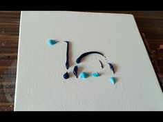 a piece of paper that has been made to look like the letter j on it