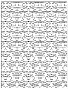 a black and white geometric pattern that looks like hexagonals on the surface