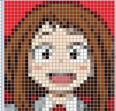 Pretty Crafts, Pixel Art Templates, Pix Art, Anime Pixel Art, Expressive Art, Cute Anime Pics, Bead Designs