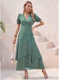 JJ's House No Floral Print Polyester Asymmetrical Maxi V-Neck Fall Spring Summer A-line Wrap Dresses NO Green S Height:5.7ft(174cm) Bust:33.5in(85cm) Waist:26in(66cm) Hips:36in(91cm) Dress. #JJ's House #No #FloralPrint #Polyester #Asymmetrical #Maxi #VNeck #Fall #Spring #Summer #Aline #WrapDresses #NO #Green #S #Dress Asymmetrical Maxi Dress, Wrap Dresses, Custom Sizing, Wrap Dress, A Line, Prom Dresses, Floral Print, Custom Made, Floral Prints