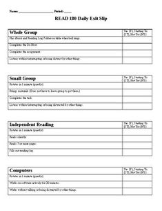 a sample worksheet for reading and writing about the book's title, which is