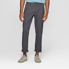 Charcoal Gray. 36 Long Casual Fitted Straight Work Pants, Fitted Casual Work Pants, Spring Business Casual Slim Fit Bottoms, Casual Fitted Ankle-length Pants, Straight Leg Work Pants For Business Casual In Summer, Summer Business Casual Straight Leg Work Pants, Summer Straight Leg Business Casual Work Pants, Spring Casual Chinos For Work, Casual Spring Workwear Chinos