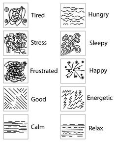 an image of different types of lines and shapes