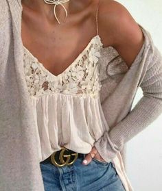 #fashion #casual #jeans #top Mode Boho, Looks Street Style, Looks Chic, Hippie Chic, Inspiration Mode, Hippie Style