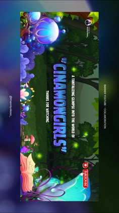 an image of a book cover for the game chromahcere, with trees and water