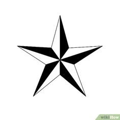 a black and white image of a star