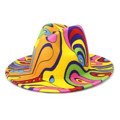 Accessorize any outfit with our most loved fashion fedora. Make heads turn in these. Faux Wool Hat With multi color detail Multicolor Flat Brim Fedora For Summer, Multicolor Summer Fedora With Short Brim, Multicolor Curved Brim Fedora For Vacation, Multicolor Brimmed Fedora For Vacation, Multicolor Short Brim Hat For Spring, Multicolor Fedora For Spring Vacation, Multicolor Flat Brim Fedora, Trendy Multicolor Hat For Festivals, Multicolor Fedora For Vacation In Spring