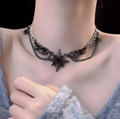 This price is for a necklace only, others are not included. Male Steampunk, Steampunk Fashion Female, Steampunk Fashion Male, Gothic Skirts, Tie Necklace, Steampunk Accessories, Gothic Necklace, Moon Pendant Necklace, Black Wings