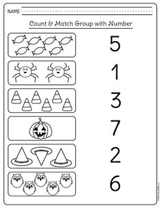 a printable worksheet for counting numbers