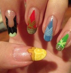 Sleeping Beauty Nails, Disney Princess Nails, Disneyland Nails, Sleeping Beauty Fairies, Character Nails, Disney Inspired Nails, Nails Disney, Disney Acrylic Nails, Princess Nails