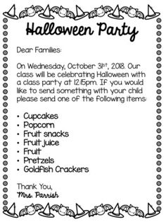 a halloween party flyer with pumpkins and witches on the front, in black and white