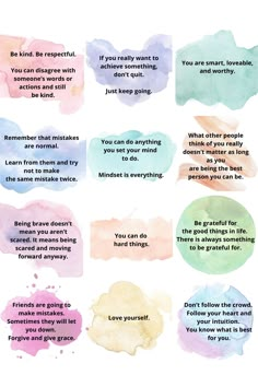 image of small printable cards with positive and encouraging messages to be used as individual note cards that can be printed and shared. Positive Quotes For Teens, Mother Daughter Bonding, Empowering Girls, Positive Affirmation Cards, Printable Notes, Affirmations For Kids, Mother Daughter Quotes, Lunch Box Notes