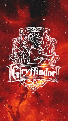 the logo for glyfindor on a red background