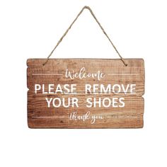 PRICES MAY VARY. 【QUALITY & MEASUREMENT】- The decorative shoes-off sign is made of top-grade wood and an eco-friendly coating. It is hand-made by skilled craftsman, lasts for a long time, and will not fade and warp. Jute rope attached for easy hanging. Measures: 11.22 “ x 0.94 ” x 6.69 “. 【POLITE SUGGESTION TO GUESTS】- Don't have to tell verbally your visiting guests to remove their shoes every time. Guest will see your kindly request and feel the sincere friendliness of the host due to our no s No Shoes Sign, Shoes Off Sign, Please Remove Your Shoes, Remove Shoes, Remove Your Shoes, Shoe Wall, Thank You Sign, No Shoes, Accent Wall Decor