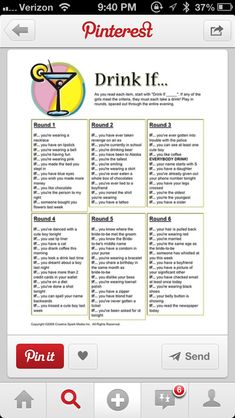the pinterest app on an iphone shows what to drink and how to use it