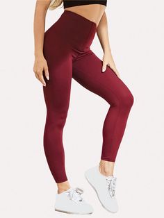 Sculpt Your Silhouette with Style: Elevate your workout wardrobe with our Seamless High Waisted Workout Leggings featuring a convenient Hook & Eye Closure. Designed for comfort and support, these Cropped Shapewear Tights provide a seamless fit that flatters your figure. Embrace a sleek and stylish look during your workouts, and transition seamlessly from the gym to casual outings. Enhance your active lifestyle with these versatile and fashionable leggings, a perfect blend of functionality and fa Red Seamless Leggings For Workout, Compressive Seamless Leggings In Solid Color, Solid Full-length Seamless Leggings, Pink Seamless Sports Leggings, Red Compressive Gym Leggings, High Waisted Leggings Workout, Hook And Eye, Active Lifestyle, Leggings Fashion