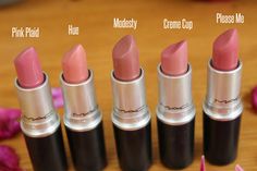 Pink Lipstick Mac, Mac Lipstick Colors, Nude Pink Lipstick