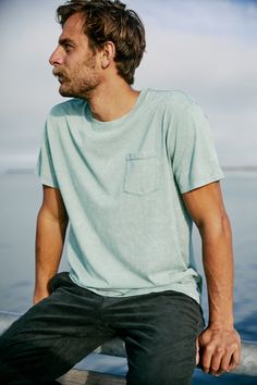 Base Tee Bundle - Buy 3 and get 20% OFF . Buy 5 and get 30% OFF ﻿. The favorited Katin classic Base Tee is made from custom dyed and washed 100% organic cotton. The Base tee consistently provides versatility and comfort for any occasion. 100% Certified Organic Cotton Left chest pocket Custom dyes and washes Model is 5'8, 145lbs and wears a size M | Base Tee Shirt Men's Size Large Cotton in Yellow by Katin Casual Washed Black T-shirt, Faded Pre-washed Cotton T-shirt, Casual T-shirt With Side Pockets For Summer, Washed Short Sleeve Organic Cotton T-shirt, Short Sleeve Washed Organic Cotton T-shirt, Light Wash Relaxed Fit T-shirt For Everyday, Casual Green T-shirt With Side Pockets, Relaxed Washed Cotton Tops, Casual Washed Blue T-shirt