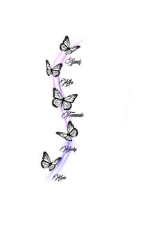 a group of butterflies flying through the air