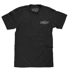 PRICES MAY VARY. Your New Favorite Chevy Shirt: Show off your love for Chevrolet with this double sided retro tee featuring the Chevy Bowtie logo, and eagle graphic - distressed and printed on the left chest and back of the softest black cotton shirt we could find. Easy Care Tees: This Chevrolet Eagle design is licensed and screen-printed on a soft, 100% cotton t-shirt that goes from the washing machine to the dryer without losing shape, shrinking or fading. Graphic is intentionally distressed f Lowrider Shirts, Chevy Symbol Logo, Chevrolet Bowtie Logo, Chevrolet Bowtie, Chevy Bowtie, Vintage Car T Shirt, Chevy Tee Shirt, Classic Car Tshirt Design, Mens Fade