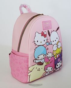 Kawaii Cat Drawing, Hello Kitty Friends, Kawaii Cat, Cat Drawing, Pink Fabric, Bagpack, Mini Backpack, Be Happy, Backpacking