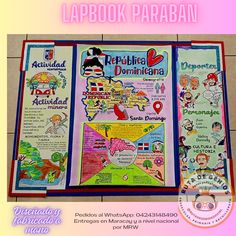 the lapbook parabiann is open and ready to be used as a book