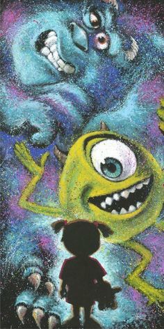 Disney Limited Edition: Closet Full Of Monsters Giclée On Canvas Stephen Fishwick Walk Drawings, I M Wallpaper, Tom Jerry Wallpaper, Jerry Wallpaper, Disney Princess Figurines, Preschool Classroom Setup, 90s Bedroom, Monsters Inc University, Disney Movie Posters