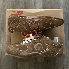 Size 39 (6 Men) Fits Like A 6.5 New With Extra Laces Dm Me On Lg @Ie_necessities For Better Deals! New Balance Brown, Cinnamon Color, Shoes New Balance, Men Fits, New Balance Shoes, Christmas List, Miu Miu, New Balance, Cinnamon