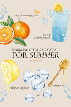 sparkling citrus cocktail recipe for summer