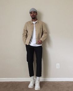 Minimal Casual Outfit, Air Force 1 Outfit Men, Men's Fall Fashion, Nike Air Force 1 Outfit, Men's Fashion Tips, Mens Business Casual Outfits, Fashion Outfit Ideas, Fashion Basics