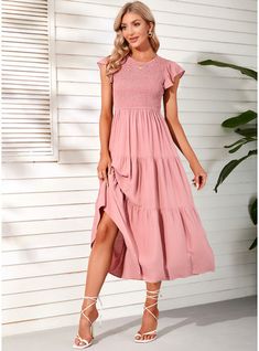 JJ's House No Ruffle Cotton Maxi Scoop Spring Summer A-line NO Dusty Rose S Height:5.7ft(174cm) Bust:33.5in(85cm) Waist:26in(66cm) Hips:36in(91cm) Dress. #JJ's House #No #Ruffle #Cotton #Maxi #Scoop #Spring #Summer #Aline #NO #DustyRose #S #Dress Cotton Maxi Dresses, Cotton Maxi Dress, Chiffon Midi Dress, Cotton Midi Dress, Cotton Maxi, Maxi Dress Cotton, Custom Dresses, Color Swatches, Midi Dresses