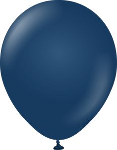 a blue balloon is shown in this image