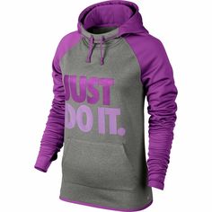 New hard to find, Womens Small Nike JDI Pullover Hoodie in Purple/Grey.  FEATURES Contrast raglan sleeves with thumbhole cuffs Kangaroo pocket Mesh-lined hood with drawcord "Just Do It" front text Items come from a smoke free home.  All my items are guaranteed authentic.   Immediate payment is required for BIN purchase.  Bid and buy with confidence.   Returns accepted only if they are in the original packaging with attached hang tag and in unused condition.  Thanks for visiting today!!! Internat Sportswear Sweatshirt With Adjustable Hood, Sporty Heather Hoodie With Drawstring, Nike Hooded Hoodie For Streetwear, Nike Hoodie With Drawstring Hood, Nike Winter Hoodie With Kangaroo Pocket, Fall Sportswear Hooded Hoodie, Sporty Heather Sweatshirt With Drawstring Hood, Heather Athleisure Hoodie, Heather Hooded Hoodie In Athleisure Style