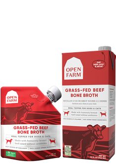 open farm grass - fed beef bone broth