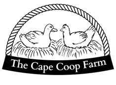 the cape coop farm logo with two ducks