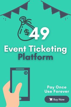 Pay Once Use Forever at $49 only Event Management