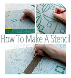 how to make a stencil